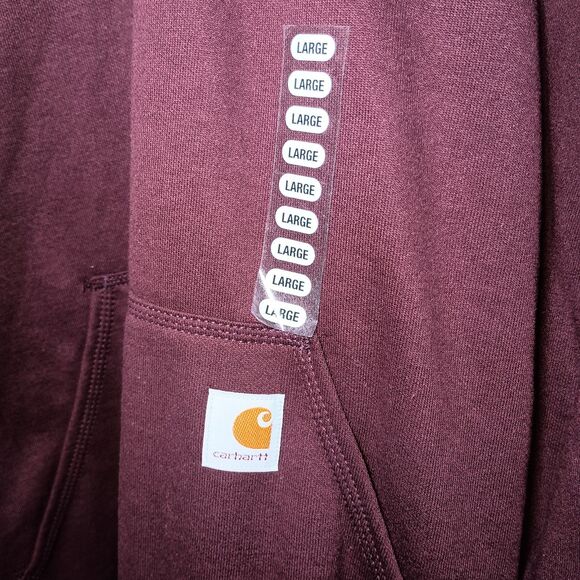 Carhartt K288-B86 Loose Fit Midweight Logo Sleeve Graphic Hoodie Jacket Large L - Picture 15 of 16